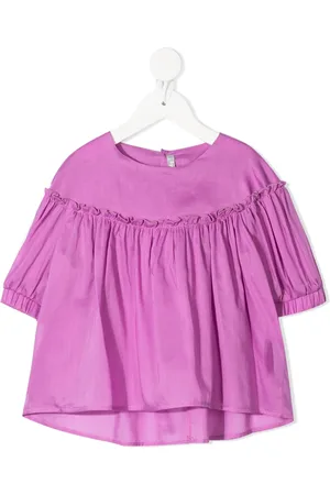 Il gufo Blouse à détails froncés