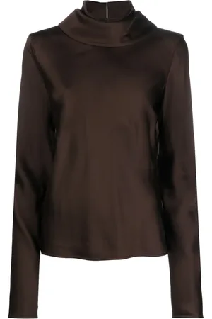 Jil Sander Blouse à col drapé
