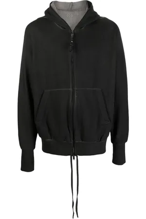ISAAC SELLAM EXPERIENCE Veste zippée en coton à capuche