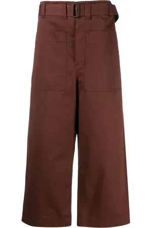 LEMAIRE Pantalon en lin mélangé à coupe ample