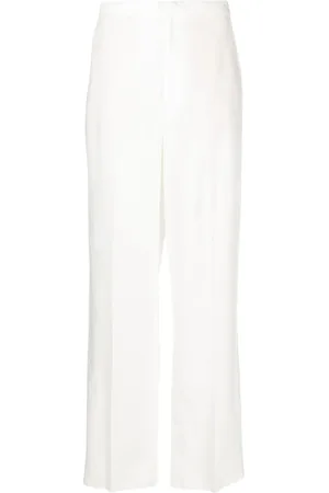 Ralph Lauren Pantalon en lin à taille basse