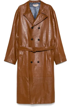 Marni Manteau Shiny Leather