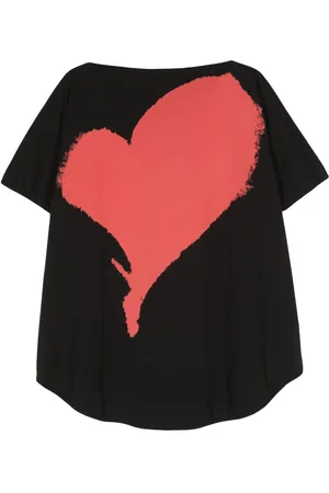 Vivienne Westwood T-shirt en coton à imprimé cœur (2017)