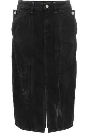 Givenchy Jupe à taille haute en jean