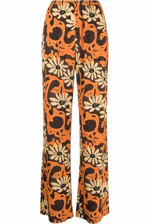 Nanushka Pantalon ample à fleurs
