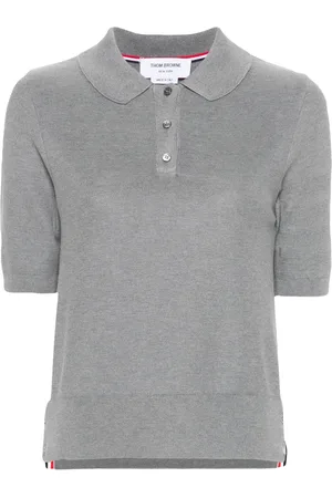 Thom Browne Polo en maille piquée à 4 bandes signature