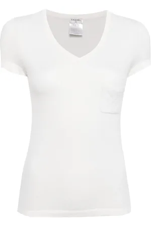 CHANEL T-shirt à logo brodé (années 2006)