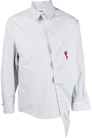 DOUBLET Chemise en coton à logo brodé