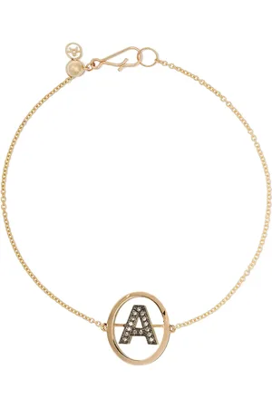 ANNOUSHKA Bracelet en 18ct à initial A en diamants