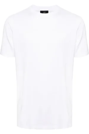 Dunhill T-shirt en coton à logo brodé