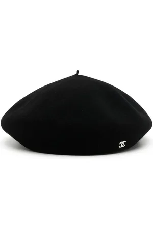 CHANEL Béret à logo brodé