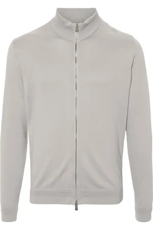 corneliani Cardigan à col montant