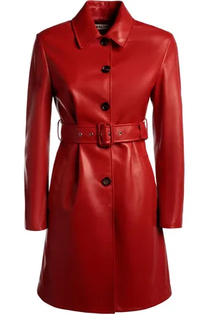 Bally Manteau en cuir nappa