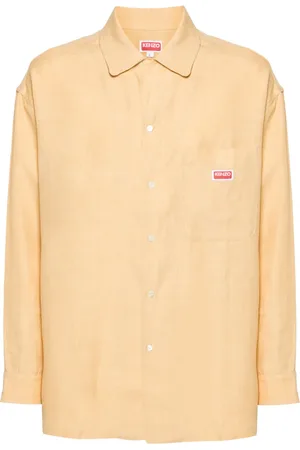 Kenzo Chemise oversize à logo appliqué