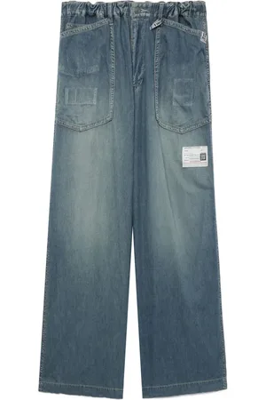 Maison Mihara Yasuhiro Jean ample à design ajustable