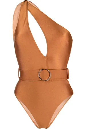Noire Swimwear Maillot de bain à design à une épaule