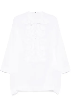 ERMANNO SCERVINO Robe mi-longue à détail de patch