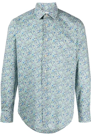 Paul Smith Chemise en coton à fleurs