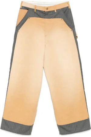 KHOKI Pantalon à fines rayures