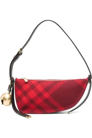 Burberry Mini sac porté épaule Shield en cuir
