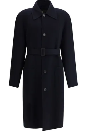 Loro Piana Manteau droit à simple boutonnage