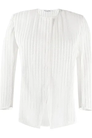 Dior Veste transparente à découpes (années 1990)