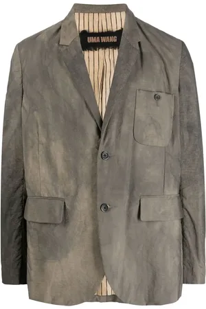 UMA WANG Blazer à effet délavé
