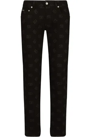 Dolce & Gabbana Jean slim à logo DG imprimé