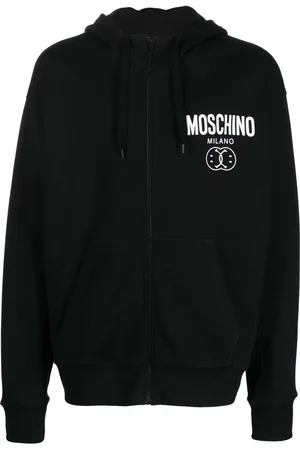 Moschino Hoodie en coton à logo imprimé