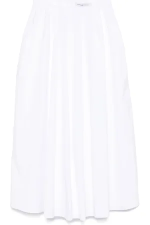 Carven Jupe en coton à coupe mi-longue