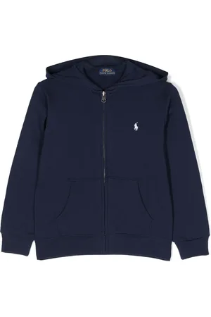 Ralph Lauren Hoodie zippé à logo brodé