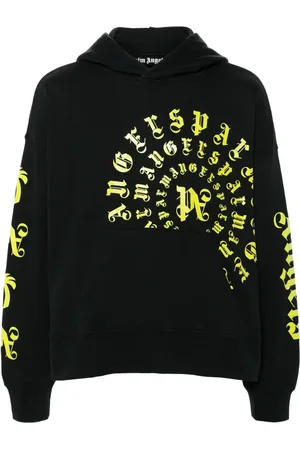 Palm Angels Hoodie en coton à logo imprimé