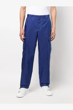 Prada Pantalon droit à plaque triangulaire