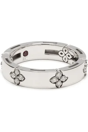 Roberto Coin Bague Love in Verona en or blanc 18ct pavée de diamants