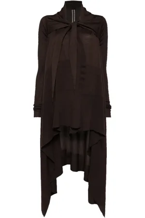 Rick Owens Manteau long à design noué