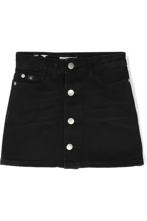 Calvin Klein Minijupe en coton à logo brodé