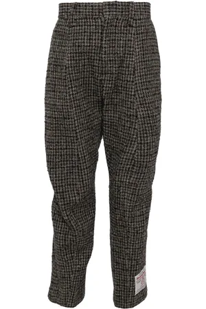DOUBLET Pantalon Zombie Silhouette en tweed