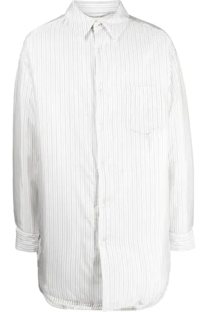 Maison Margiela Chemise matelassée à rayures