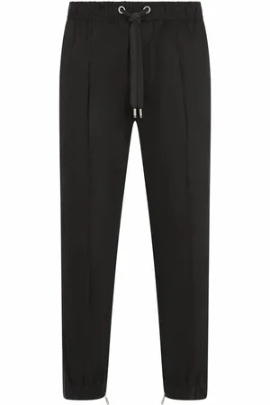Dolce & Gabbana Pantalon de jogging rayé à lien de resserrage