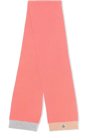 Moncler écharpe colour block à patch logo