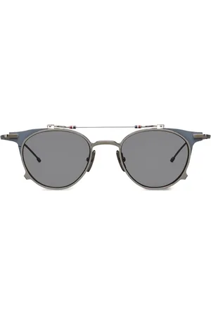 Thom Browne Lunettes de soleil à monture ronde