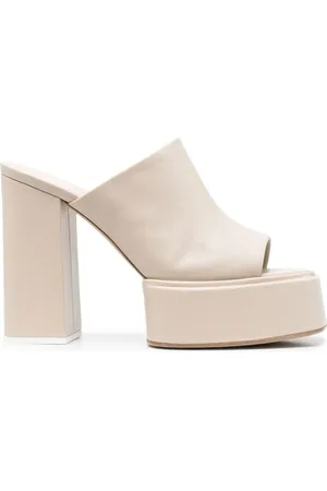 3Juin Mules 130 mm à talon épais