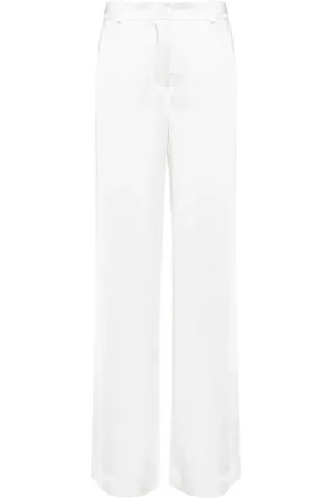 P.A.R.O.S.H. Pantalon droit à fini satiné