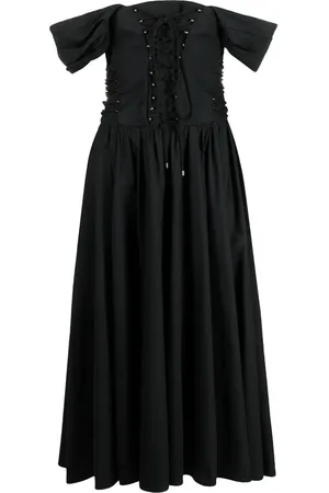 Serafini Robe mi-longue à épaules dénudées