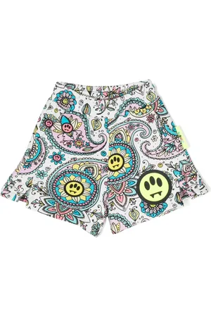 BARROW Short en coton à imprimé cachemire