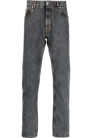 Etro Jean cigarette à logo brodé