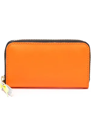 Comme des Garçons Portefeuille Super Fluo en cuir
