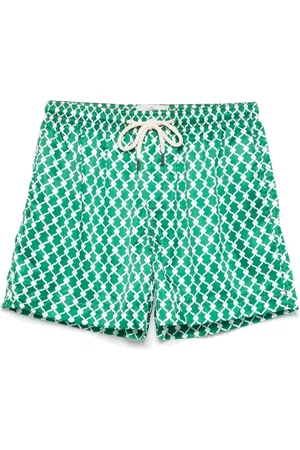 PENINSULA SWIMWEAR Short de bain à imprimé géométrique