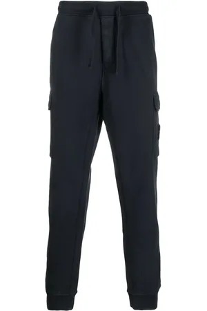 Stone Island Pantalon de jogging à coupe fuselée