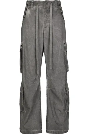Dolce & Gabbana Pantalon cargo ample à effet délavé